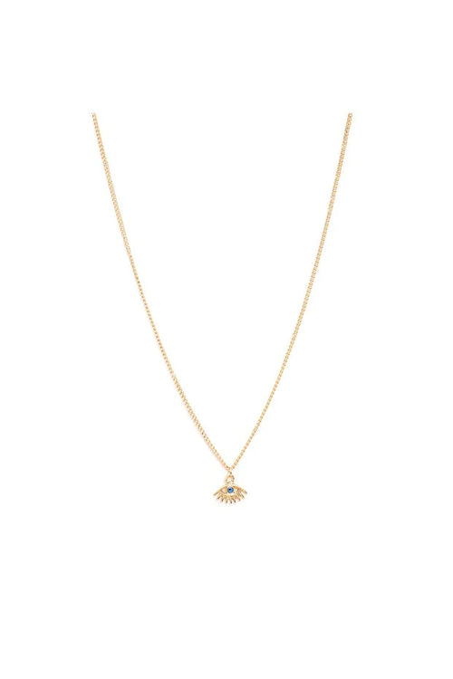 Chain Eye Necklace Women Modern Minimal Daily Jewelry
